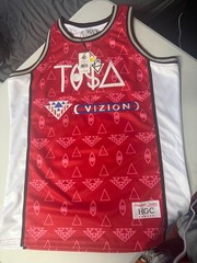 Headgear Classics x TISA Monogram Vizion Taz Arnold 74 Basketball Jersey