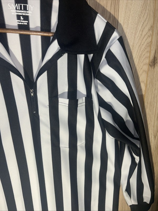 Smitty Performance Mesh Men’s Large Referee Long Sleeve Shirt 1/4 Zip gallery