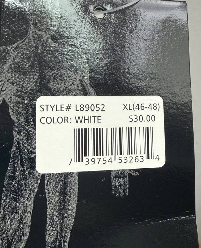 Layer 8 Performance White Mock T-neck Shirt – Men - XL but more like M gallery