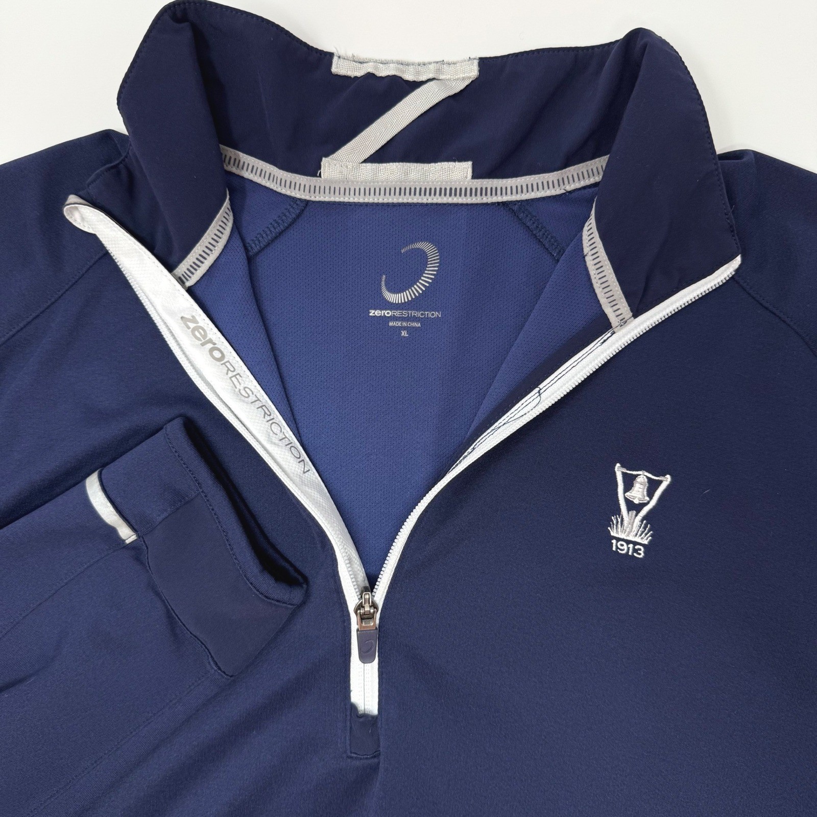 Zero Restriction Mens XL Navy Blue 1/4 Zip Golf Pullover Lightweight gallery