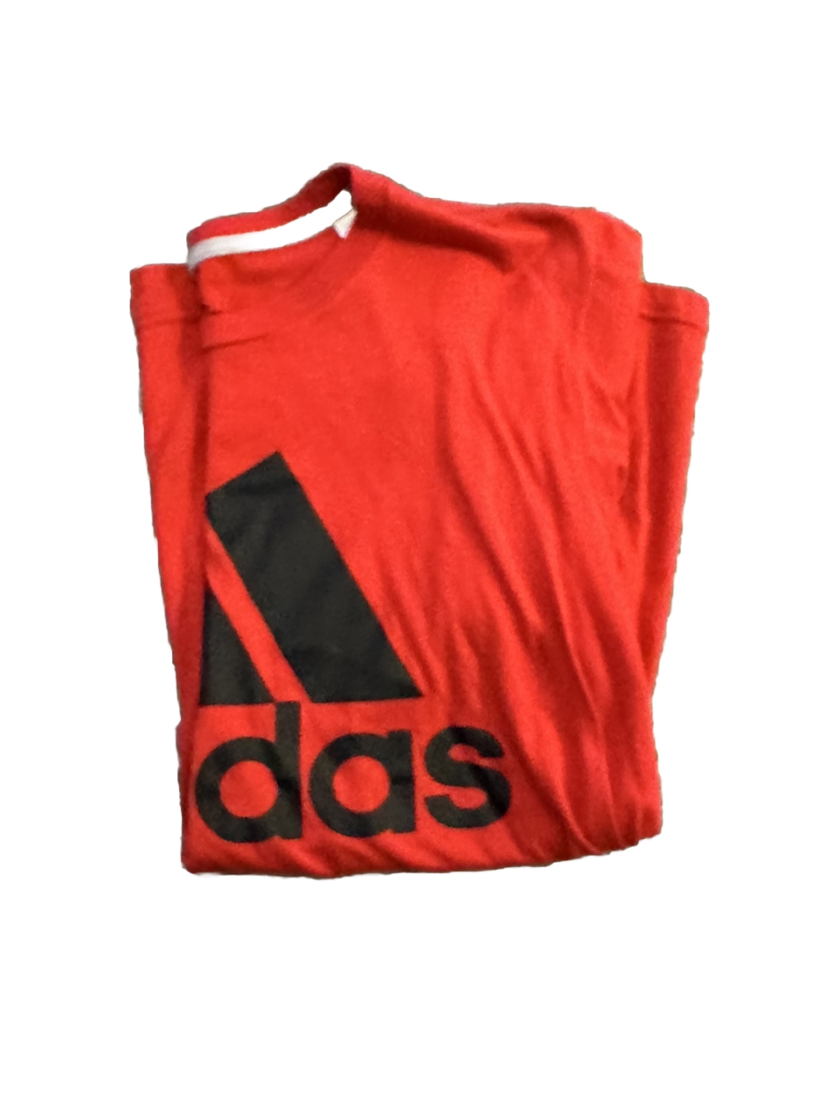 Adidas The Go-To Performance Tee Knit Shirt Men's Size M Red Excellent Condition gallery