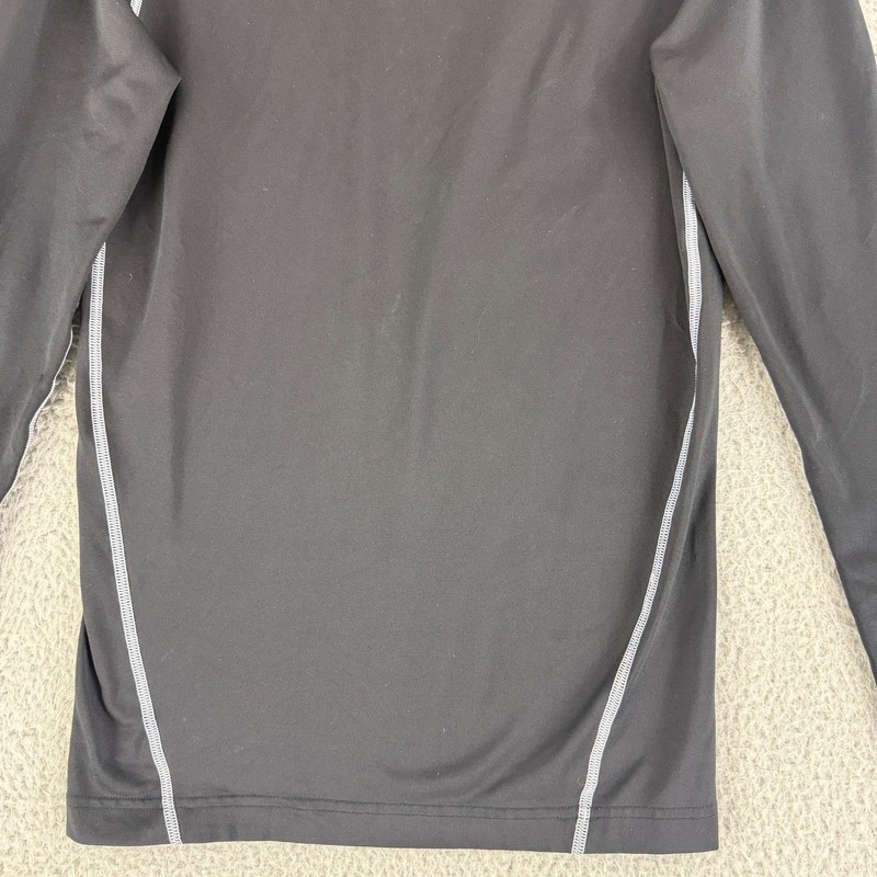 Under Armour ColdGear Compression Shirt Mens M Black Mock Neck Long Sleeve gallery
