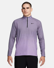 Nike Dri-Fit ADV Tour 1/2 Zip Daybreak Men Long Sleeves Shirt Purple FD5833 509