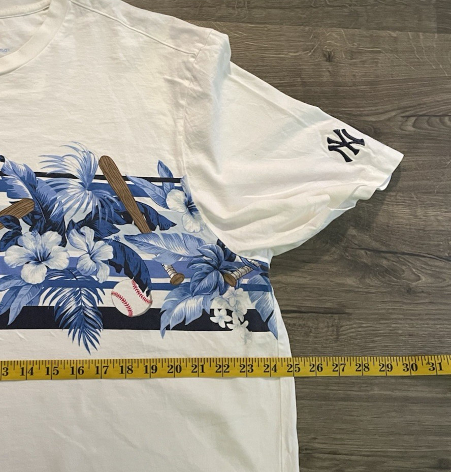 Men New York NY Yankees Tommy Bahama Floral MLB Baseball Shirt jeter aaron judge gallery
