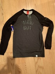 Nike Miami Heat NBA Black Sweater Shirt Size S BNWT 860725-032 Basketball