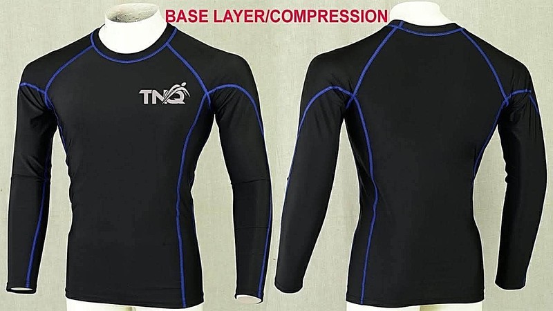 Compression base layer body Armour Long Sleeve men's gym T-Shirt Sports top TNQ gallery