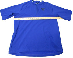 Under Armour Baseball Softball Over Shirt Loose Fit Blue Heat Gear Mens Medium