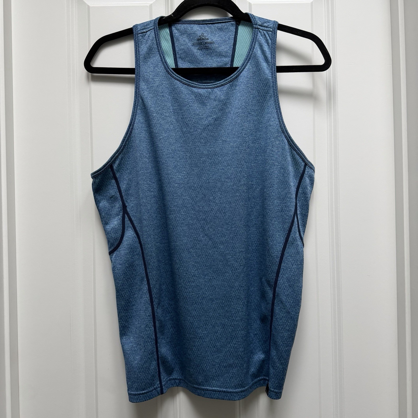 Prana Breathe Athletic Yoga Lightweight Racerback Tank Top Blue Small Unisex gallery