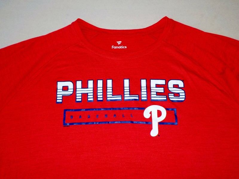 PHILADELPHIA PHILLIES MLB GRAPHIC T SHIRT MEN'S 3X 4X NWT RED POLYESTER FANATICS gallery