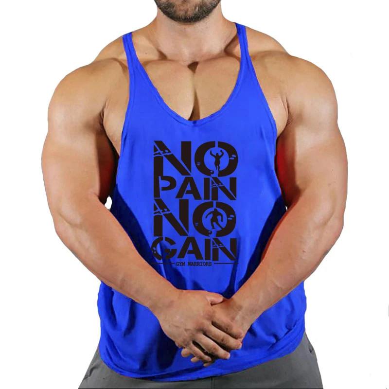New Arrivals Bodybuilding stringer tank top man Cotton Gym sleeveless shirt men gallery