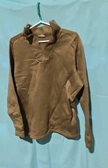 US Military Cold Weather Under Shirt Mens Size XL Quarter Zip Polypropylene Wind