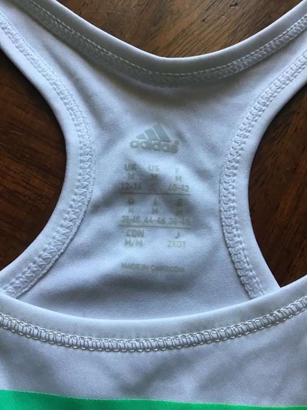 Adidas Tank Top Running Beach Running Jersey Gym Yoga Size M 44-46 gallery