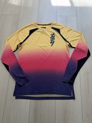 Jordan Dri-FIT Men’s Long Sleeve size S Yellow Pink Purple Lightweight T-Shirt