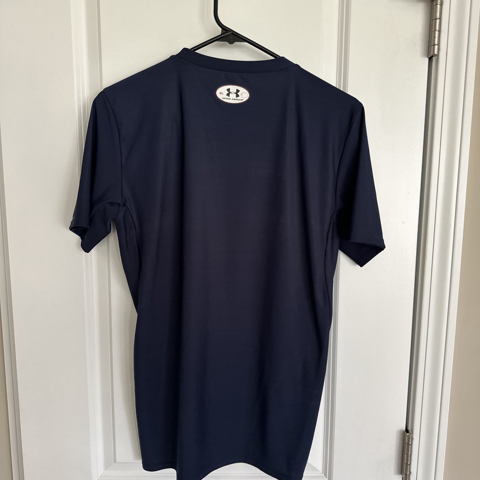 Under Armour Size CL Navy Heatgear Compression Short Sleeve T Shirt gallery