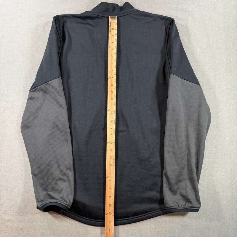 Under Armour ColdGear Half Zip Pullover Mens Medium Black Bomber Thermal 1359146 gallery