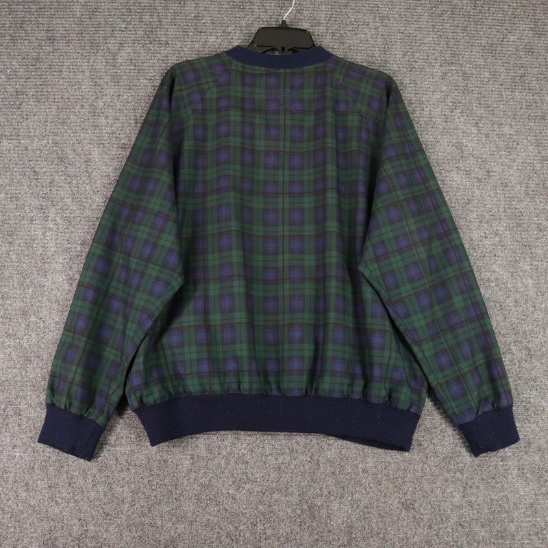 Vintage Sunderland of Scotland Legends Lake Windbreaker Mens M Blackwatch Plaid gallery