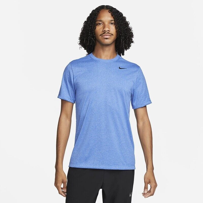 Nike GAME ROYAL HEATHER DX0989-456 Legend 2.0 Tee T-Shirt XL Men's gallery