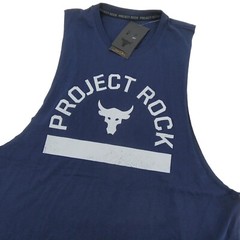 Under Armour Project Rock Payoff Bull Tank Men’s Size Large NEW 1383195-410