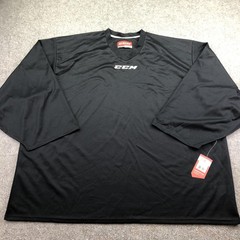CCM Jersey Mens One Size Black Long Sleeve Goalie Hockey Mesh Top Performance
