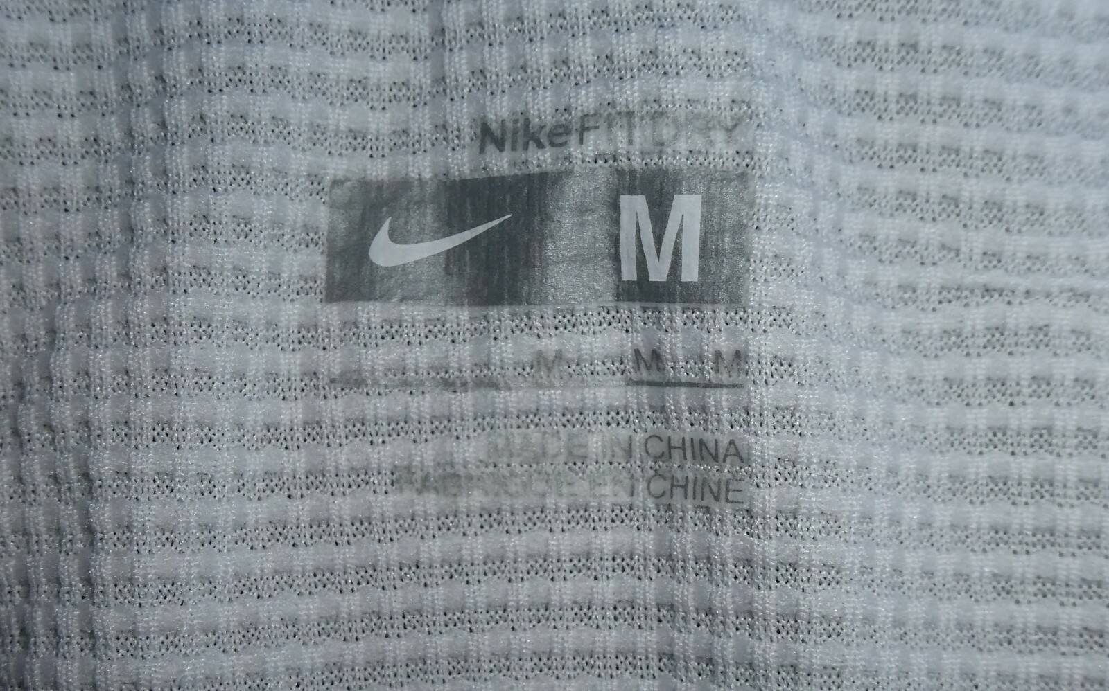Nike FitDry men's royal blue/white stretch short-sleeved shirt Sz L gallery