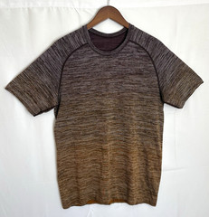 Lululemon Metal Vent Tech Men’s Medium Purple & Gold Gradient S/S T-Shirt Tee