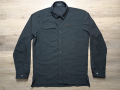 POC Sweden Rouse Long Sleeve Snap Front Biking Shirt Mens S Black EUC cycling