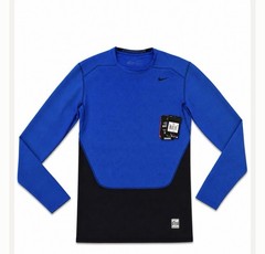 Nike Pro Combat Hyperwarm Compression Shirt Men’s 2XL Blue Dri-FIT 588890-494NWT