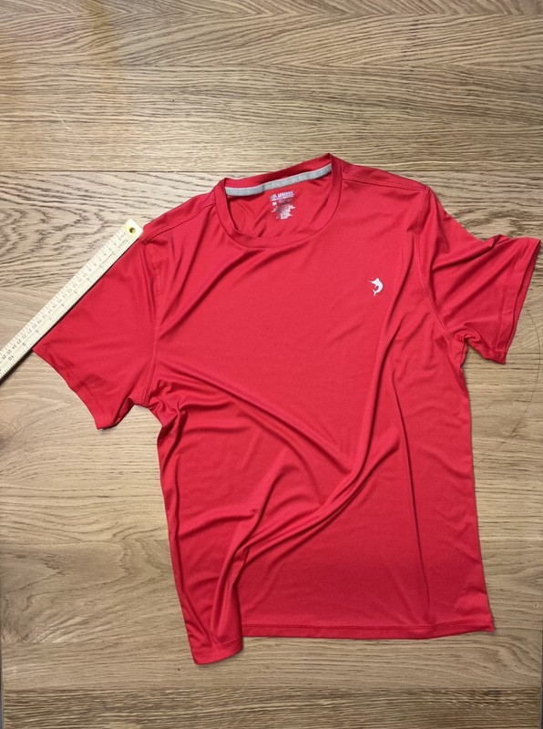 Reel Legends Reel-Tec Men's Medium Red Performance Fishing Shirt Quick Dry gallery