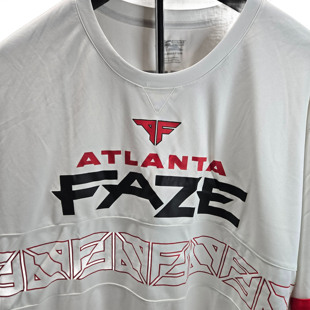 Atlanta FaZe Men's Activision Call of Duty League Jersey T-Shirt White Size 4XL