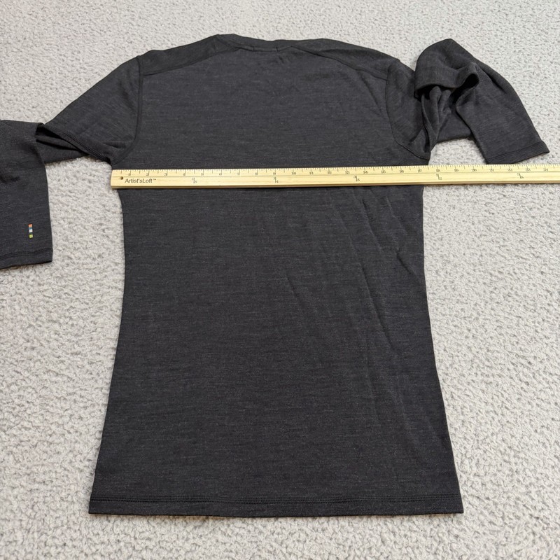 Smartwool Shirt Mens Small Gray Red Merino Wool 250 Baselayer Hiking Gorpcore gallery