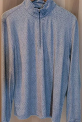 Dunning Golf 1/4 Zip Pullover Long Sleeve Fragment Oxford Blue Men M Classic NEW