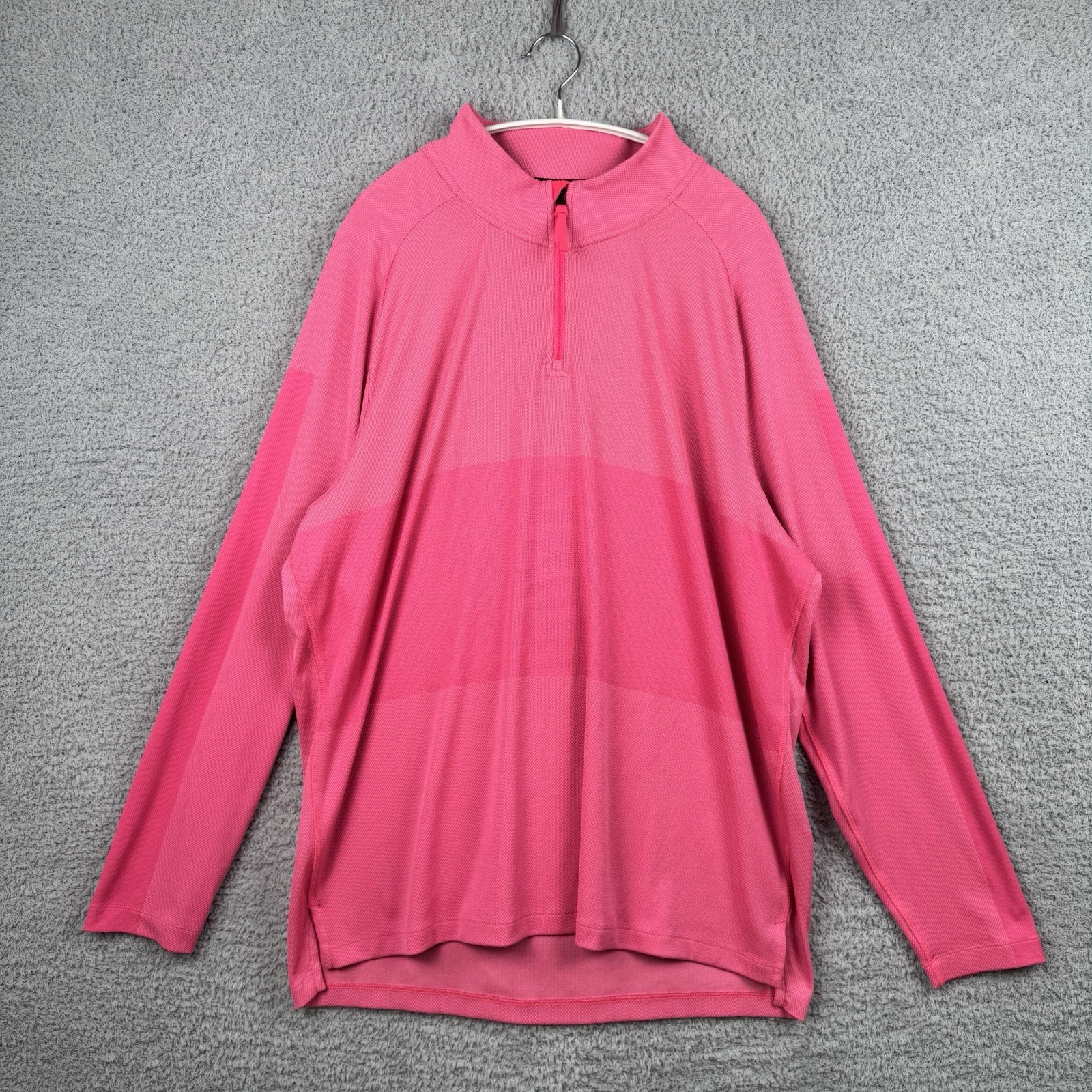 Nike Golf Dri-FIT 1/4 Zip Pullover Pink Mens Size XL CU9828-639 Long Sleeve Top gallery