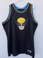 Lids Marvel Colab Wolverine Blackout Basketball Jersey 3X NWT MSRP $100