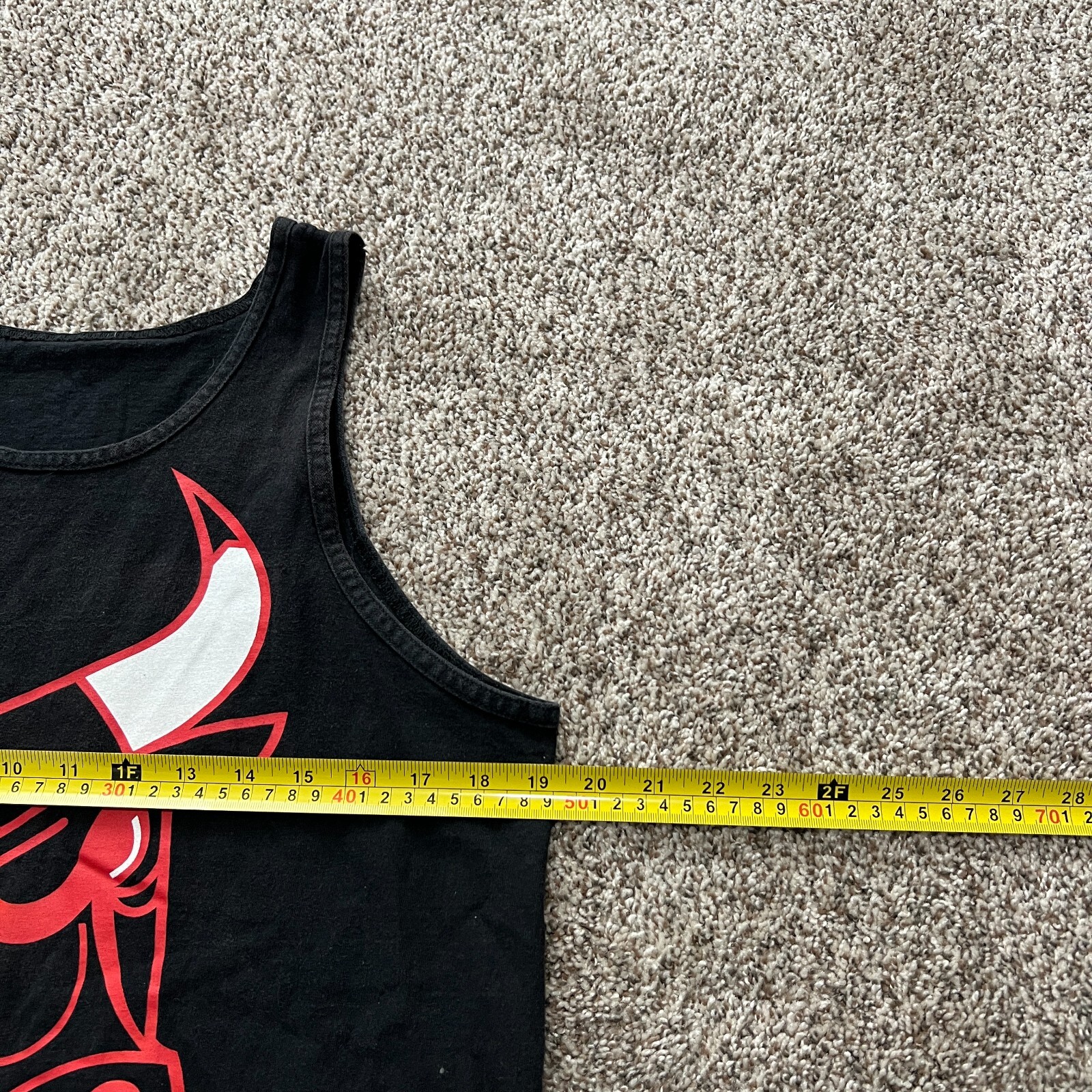 Vintage ADIDAS Chicago Bulls WINDY CITY Tank Top Mens Medium Basketball shirt gallery
