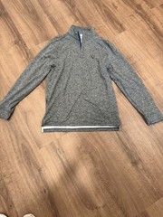Bird Dogs Men’s Quarter Zip Top. Size Small Heather Gray