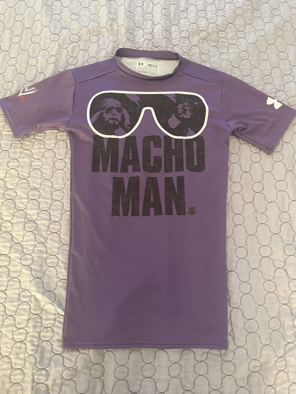 Under Armour WWF WWE Macho Man Compression Shirt Sz Small DISCONTINUED RARE Htf gallery
