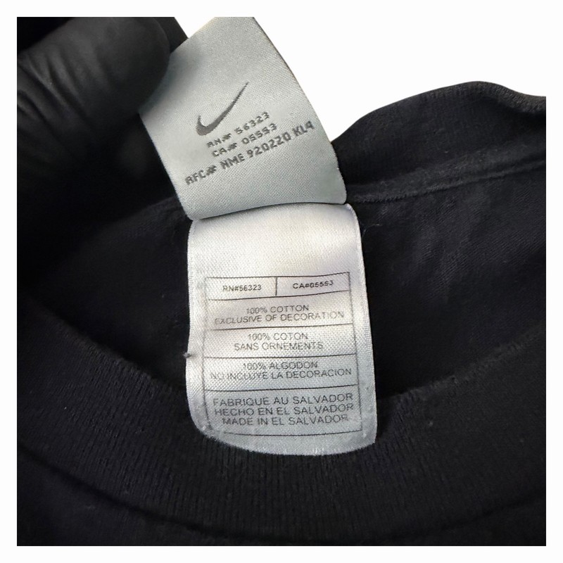 Vintage Y2K Nike Center Swoosh Tank Top Mens XLarge Black Embroidered 100%Cotton gallery