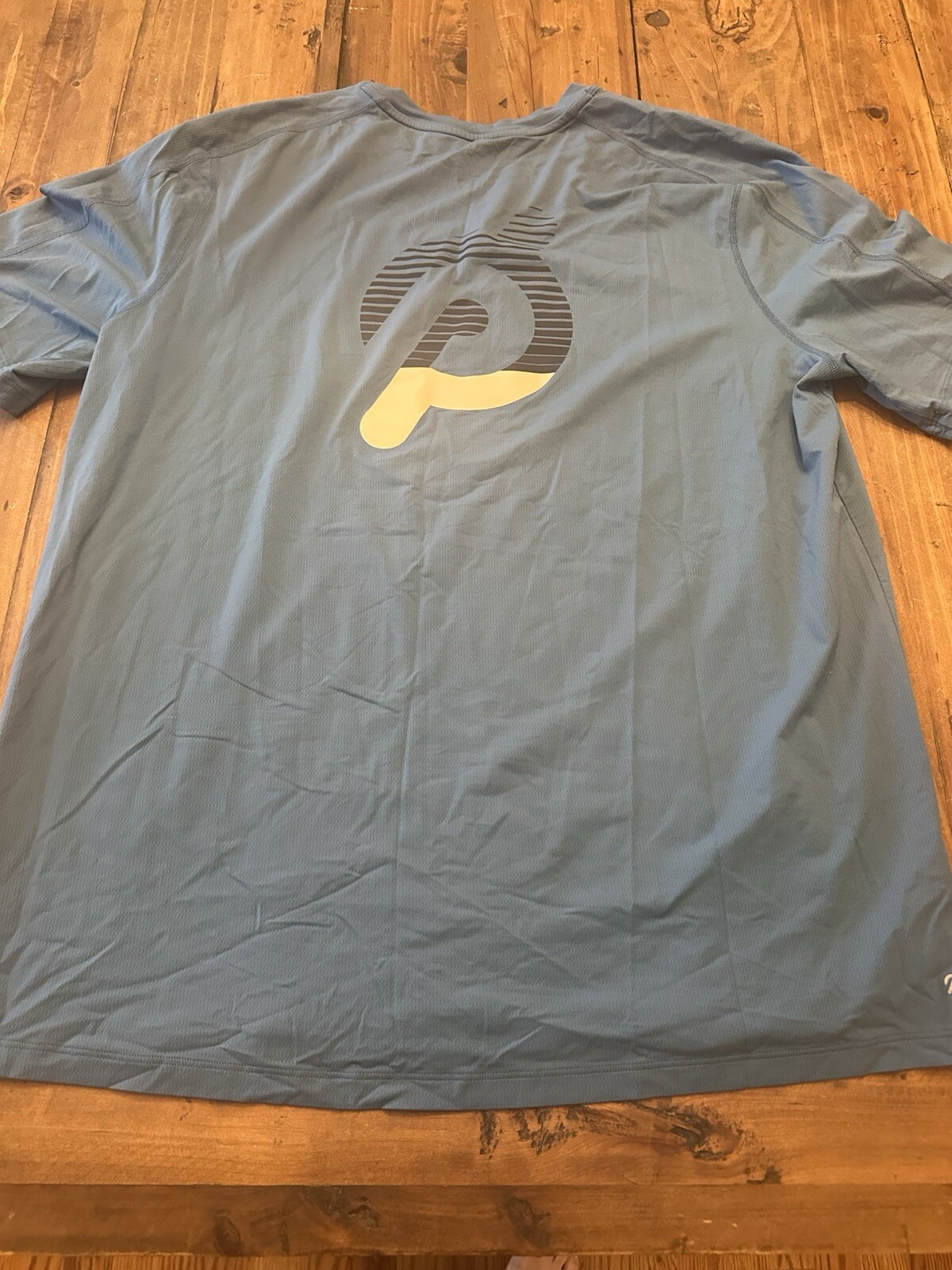 Peloton Size Large Unisex Performance Tee T Shirt Run Bike Cycle Athleisure gallery