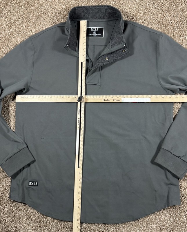 BYLT Elite Fairway Pullover Performance Jacket Men’s Size 2XL Gray Golf Stretch gallery