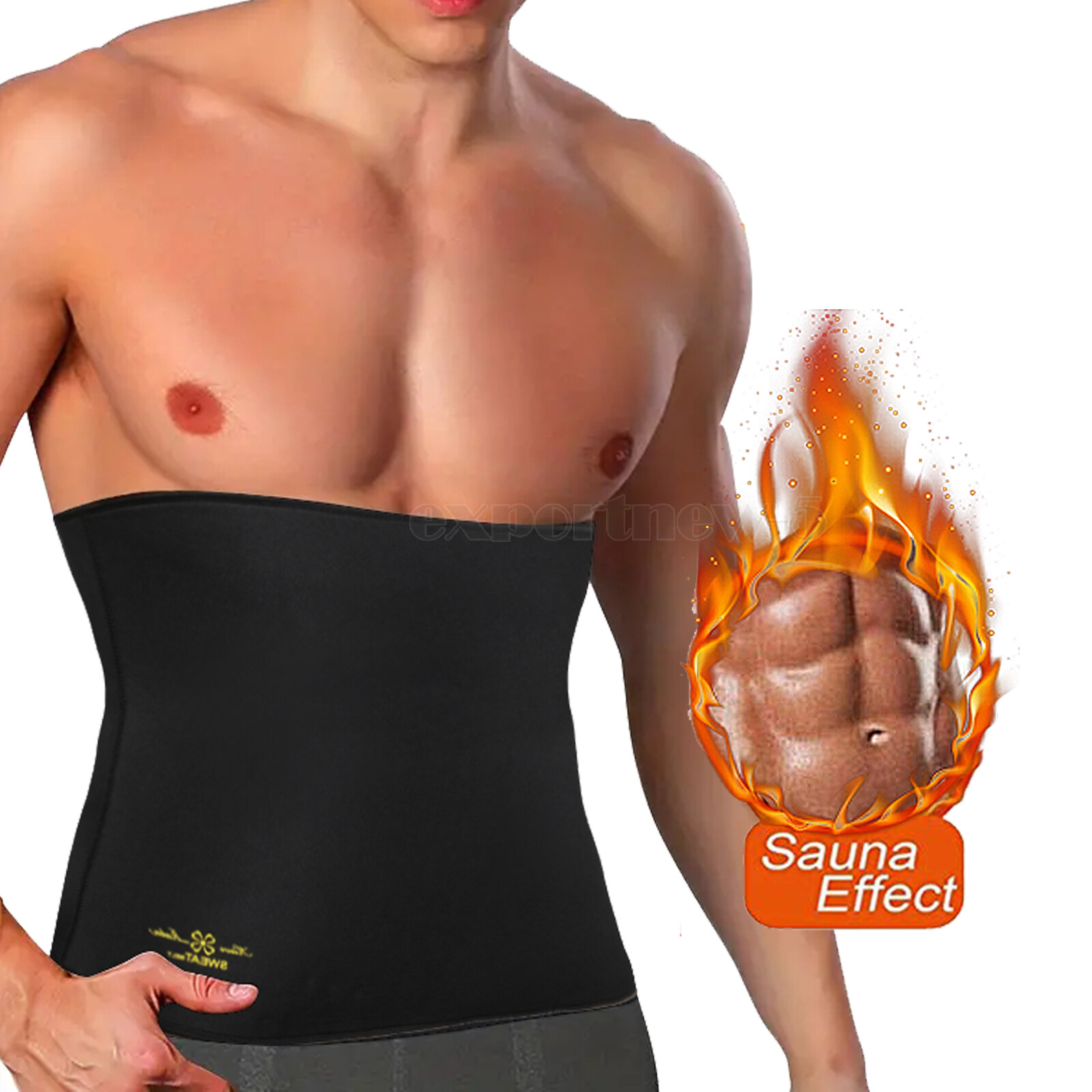 Men Compression Vest Workout Gym Clothes Waist Trainer for Men Workout Sports gallery