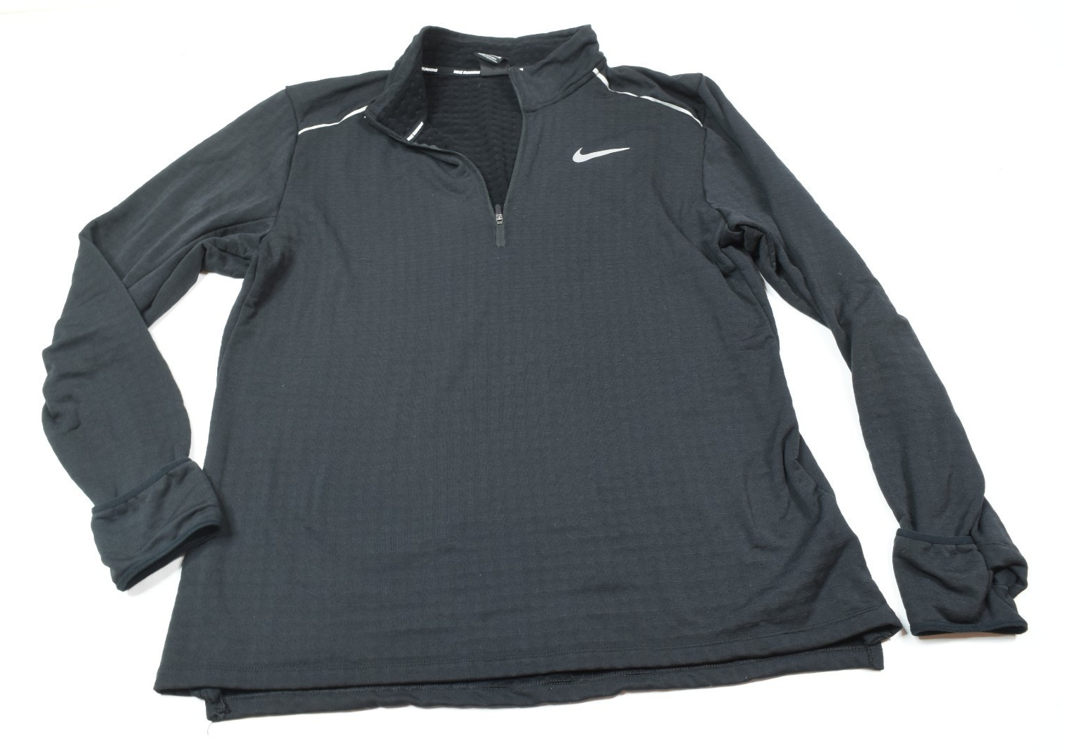 Nike Therma Sphere Element Running Top Mens XL Black Long Sleeve Fleece gallery