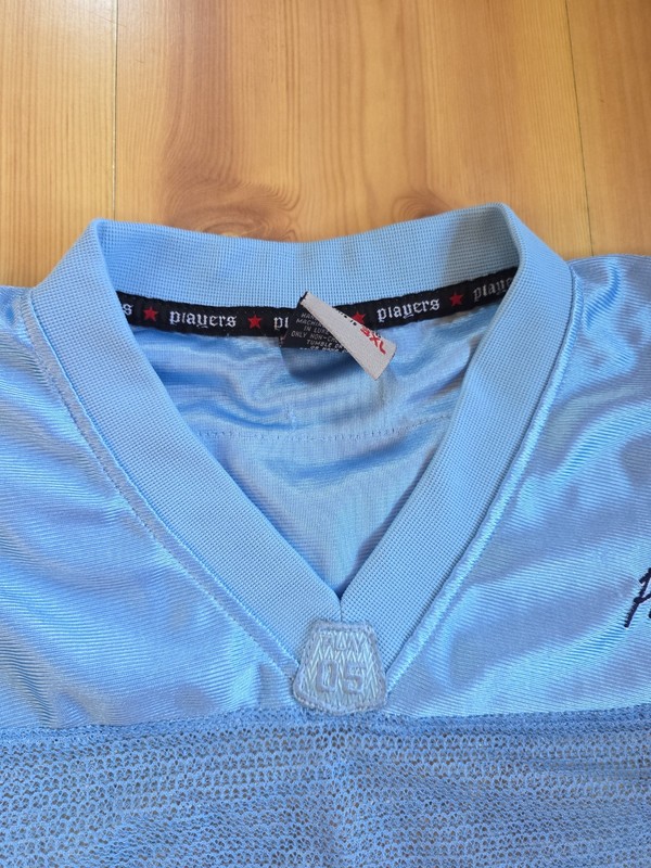 Y2K Mens Club Players 05 Blue Football Jersey Size XXXL gallery