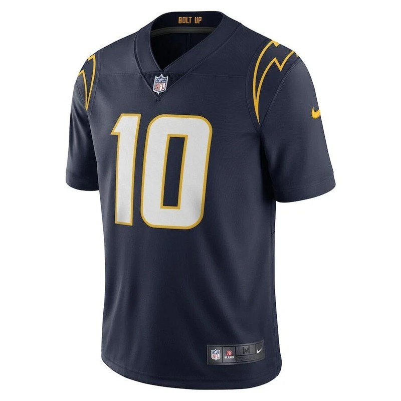 Men's #10 Justin Herbert Royal/Navy/White Player SportShirt Adult - All Stitched gallery