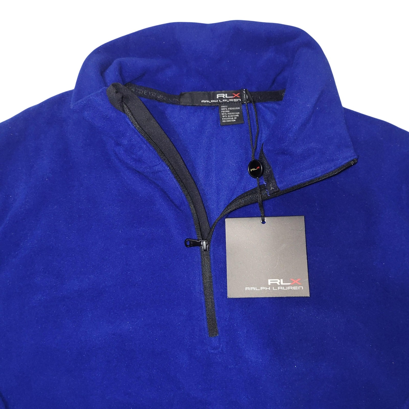 RLX Ralph Lauren Pullover Mens Large Blue Quarter Zip Stretch Golf Thermal gallery