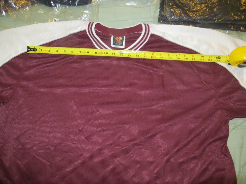 Men's XXL Sports Shirt, Italy, Sealed in Original Bags, Burgundy (1) gallery