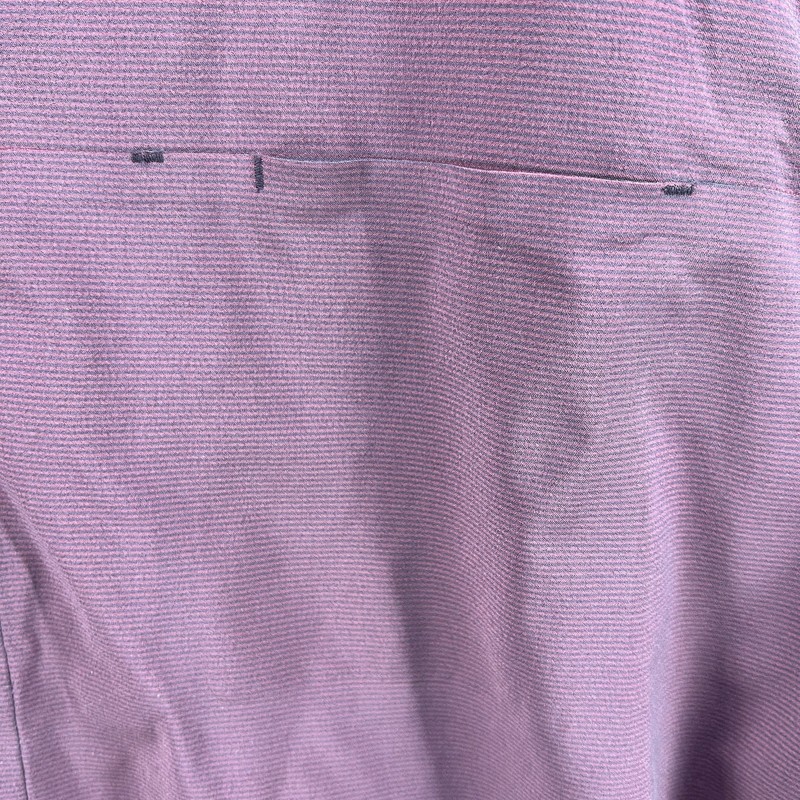 Lululemon Voyage Long Sleeve Button Down Shirt Red Stripe Mens XL XXL Stretch gallery