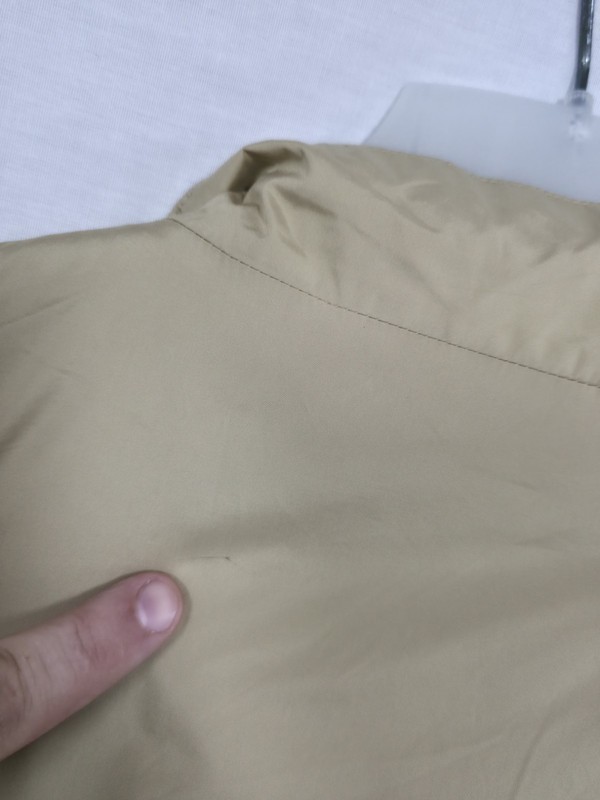 Peter Millar Element 4 Wind 1/4 Zip Pullover Golf Vented Jacket Khaki/Tan Sz XL gallery