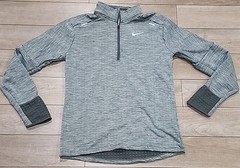 $95 Nike Men’s Sphere Element 1/2 Zip Running Top CU6087-068 Grey Heather Size M