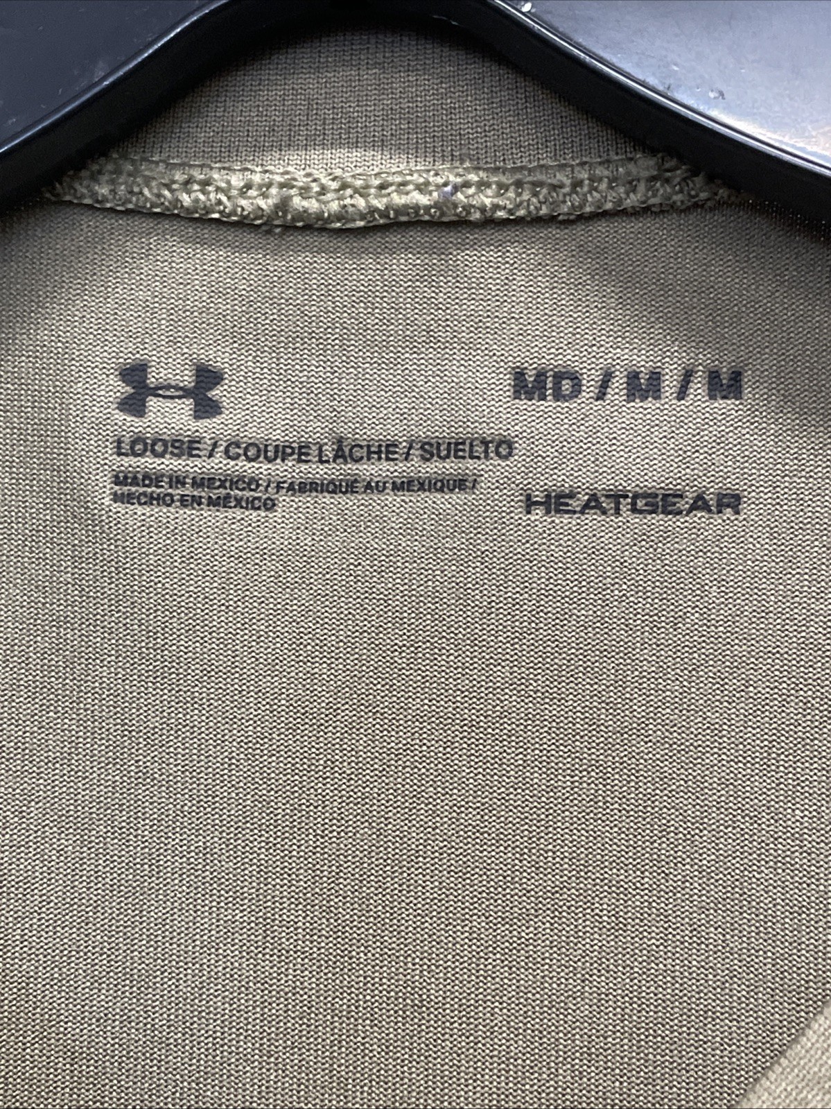 Navy Sprint Football Under Armour Tactical Tan Loose Fit Short Sleeve Shirt Sz M gallery