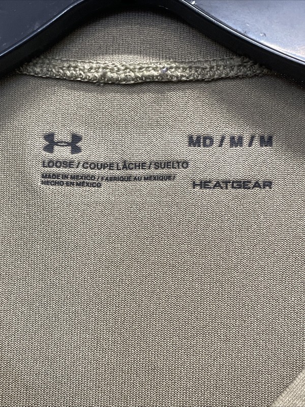 Navy Sprint Football Under Armour Tactical Tan Loose Fit Short Sleeve Shirt Sz M gallery